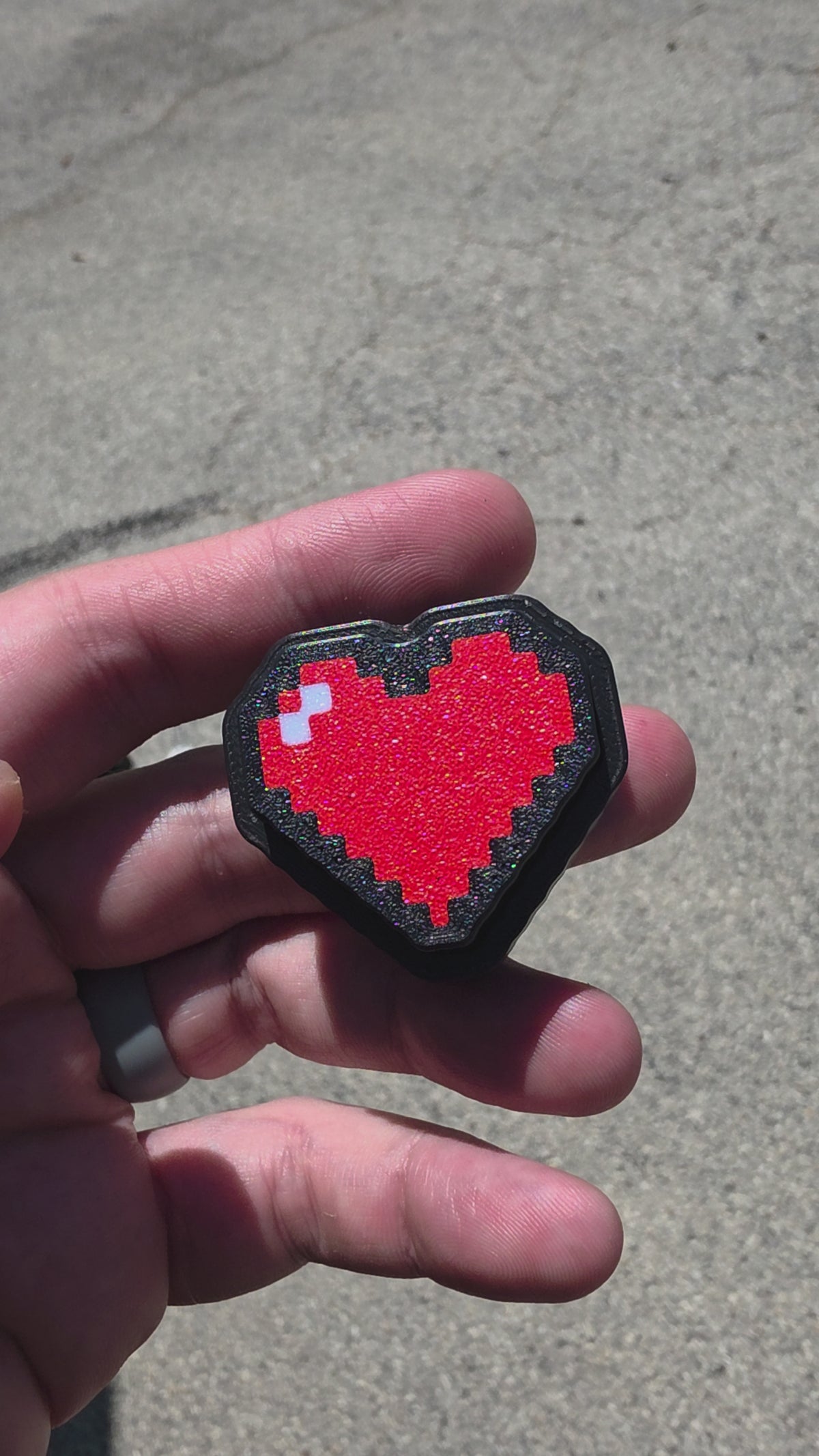 Pixel Heart Fidget Clicker