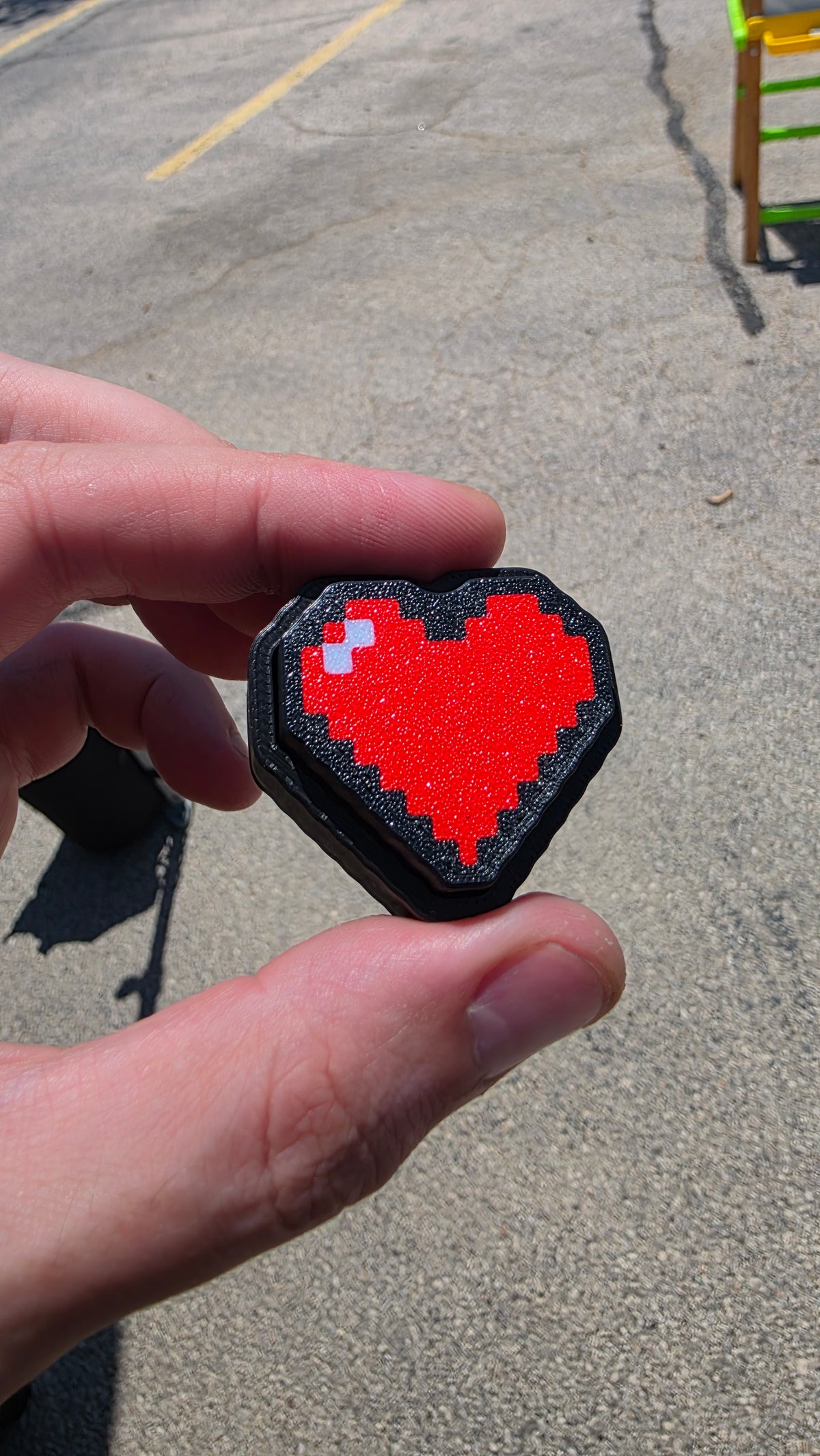 Pixel Heart Fidget Clicker